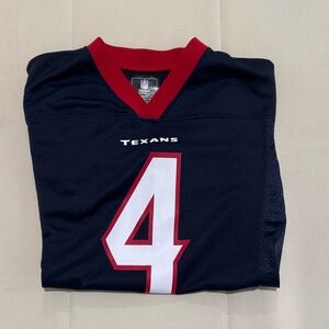 NFL Texans Jersey with Red and White Details